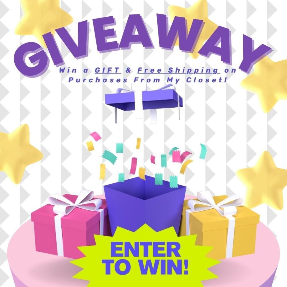 GIVEAWAY!  LIKE to be Notified of All Future Giveaways in my Live Shows!